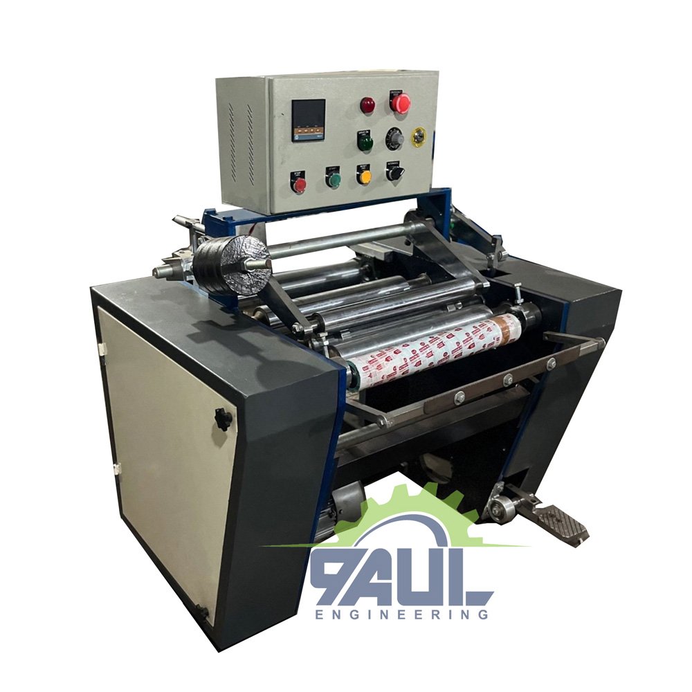 Aluminium foil / Butter paper rewinding machine